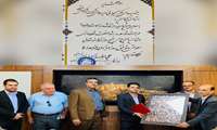 تقدیر رییس انجمن صنفی قطعه ساز از مدیرعامل شرکت شهرک های صنعتی کرمان